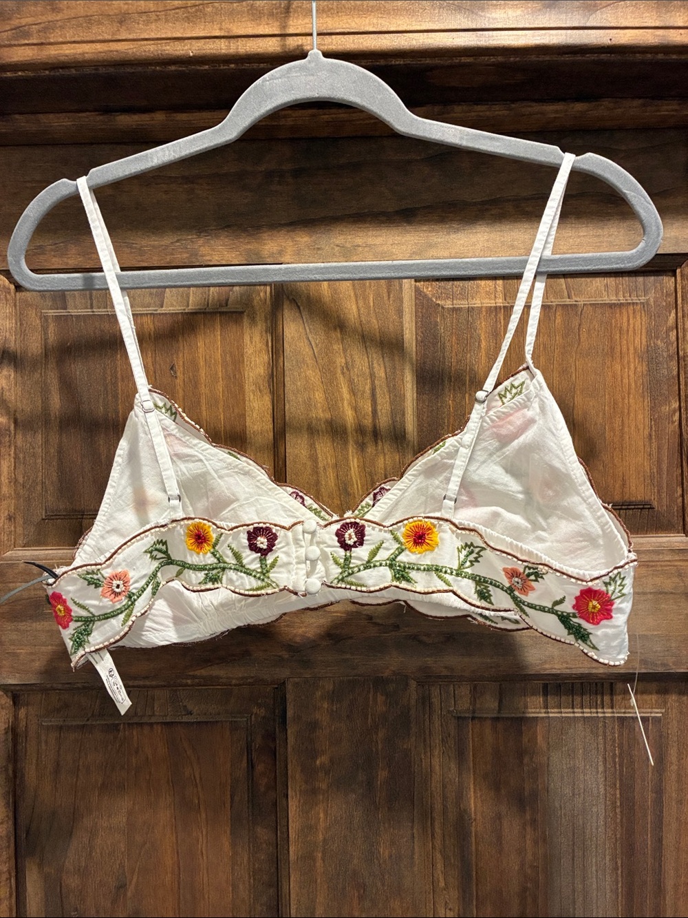 Anthropologie: LyreBird Embroidered Floral Bralette - Picture 4 of 8